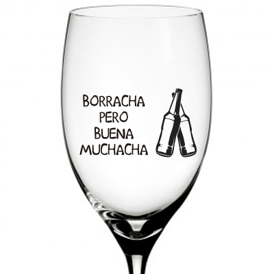 Copa Vino Personalizada con nombre, texto, dibujo, logo, escudo (580 cc)