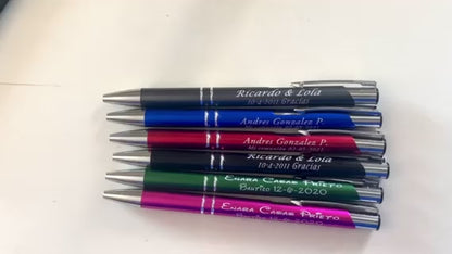 Pack Bolígrafos metálicos Personalizados como desee